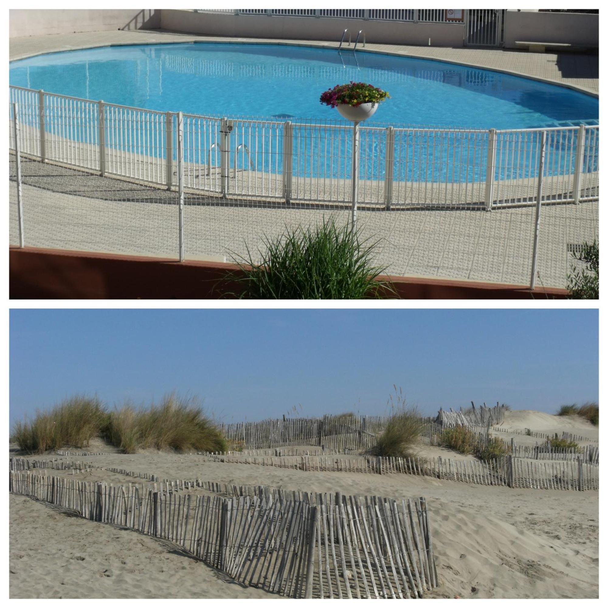 Appartement T2, 7 Jours Minimum, Climatise, 3 Etoiles, 40M2 ,Parking Prive, Mer 300M, Wifi, Piscines, Tres Propre, Ascenseurs, En Etage Le Grau-du-Roi Luaran gambar